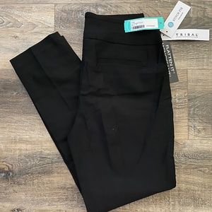NWT Tribal Stitch Fix Black Fia Straight Trouser Size 8